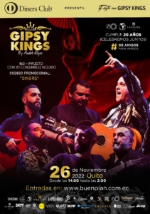 Cartel Gipsy Kings Quito