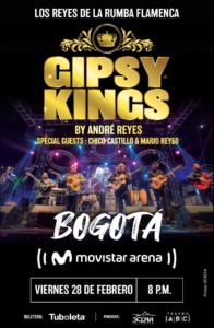 Cartel Gipsy Kings Bogota